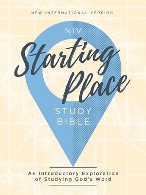 cover image of NIV, Starting Place Study Bible